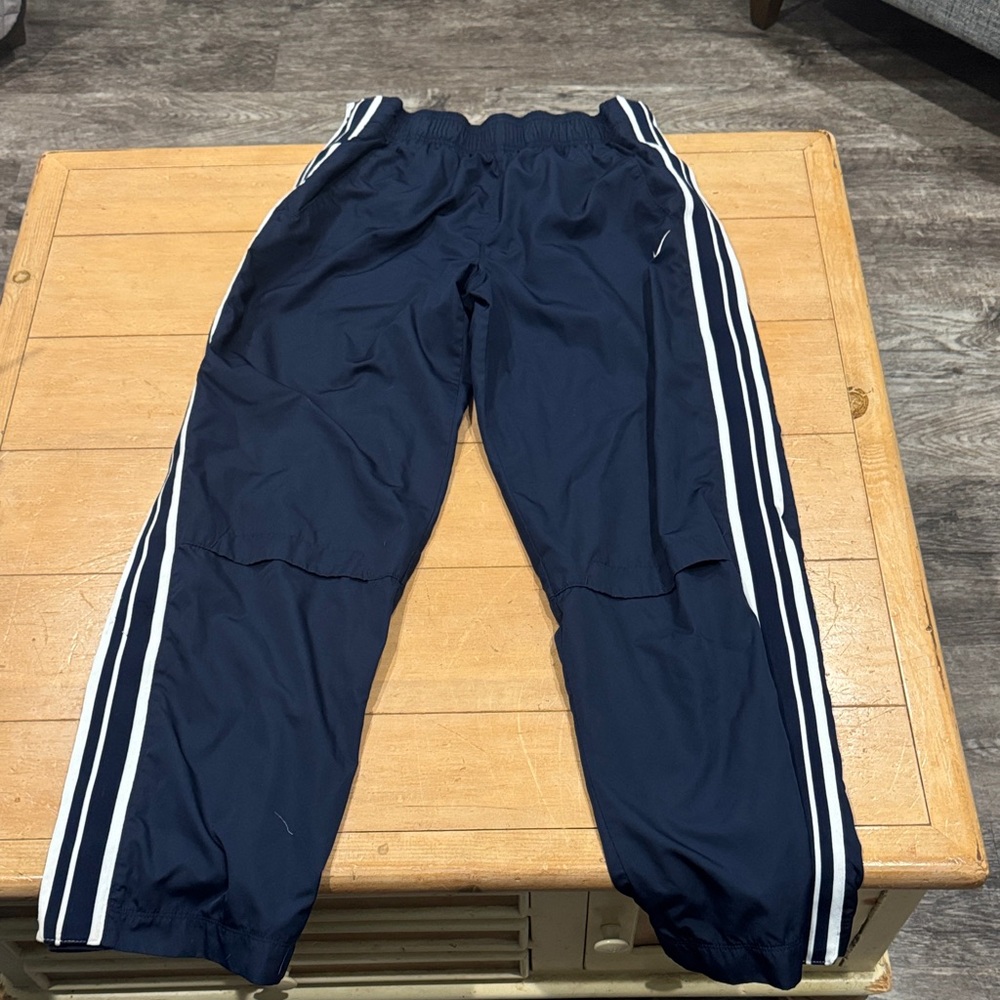 Nike Navy Tear Away Athletic Pants M